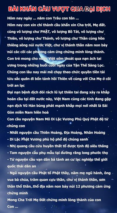 Bài khấn cầu vượt qua đại dịch covid sư phụ Thiên Tuấn Kiệt chỉ 20